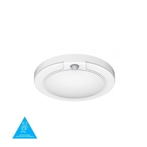 Luminaria LED 9W Con Sensor de Mov. Para Exterior, Apollo - Wattko